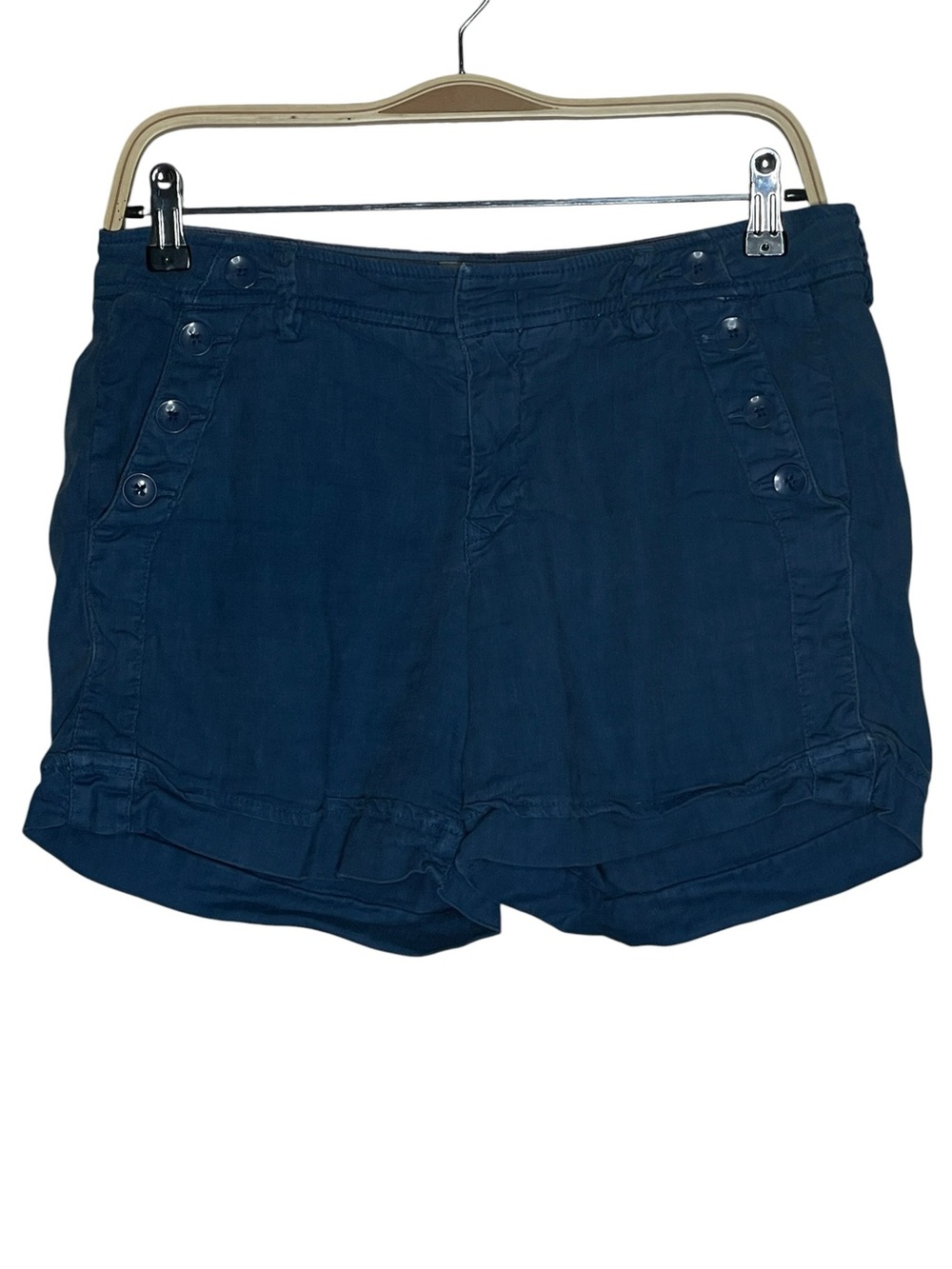 Level 99 Linen Blend Blue Size 27 Shorts